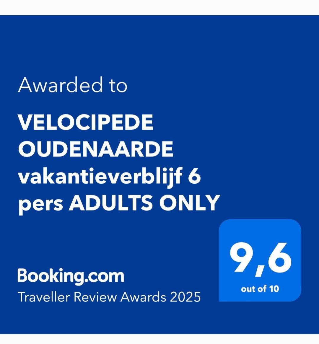 Velocipede Oudenaarde Vakantieverblijf 6 Pers (Adults Only) Exterior photo